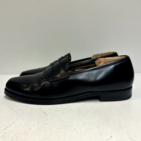EUC RESOLED Crockett & Jones x Brooks Brothers Penny Loafer Made in England 11 D main image 6